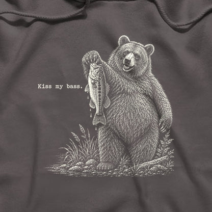 Bear Kiss My Bass Hoodie