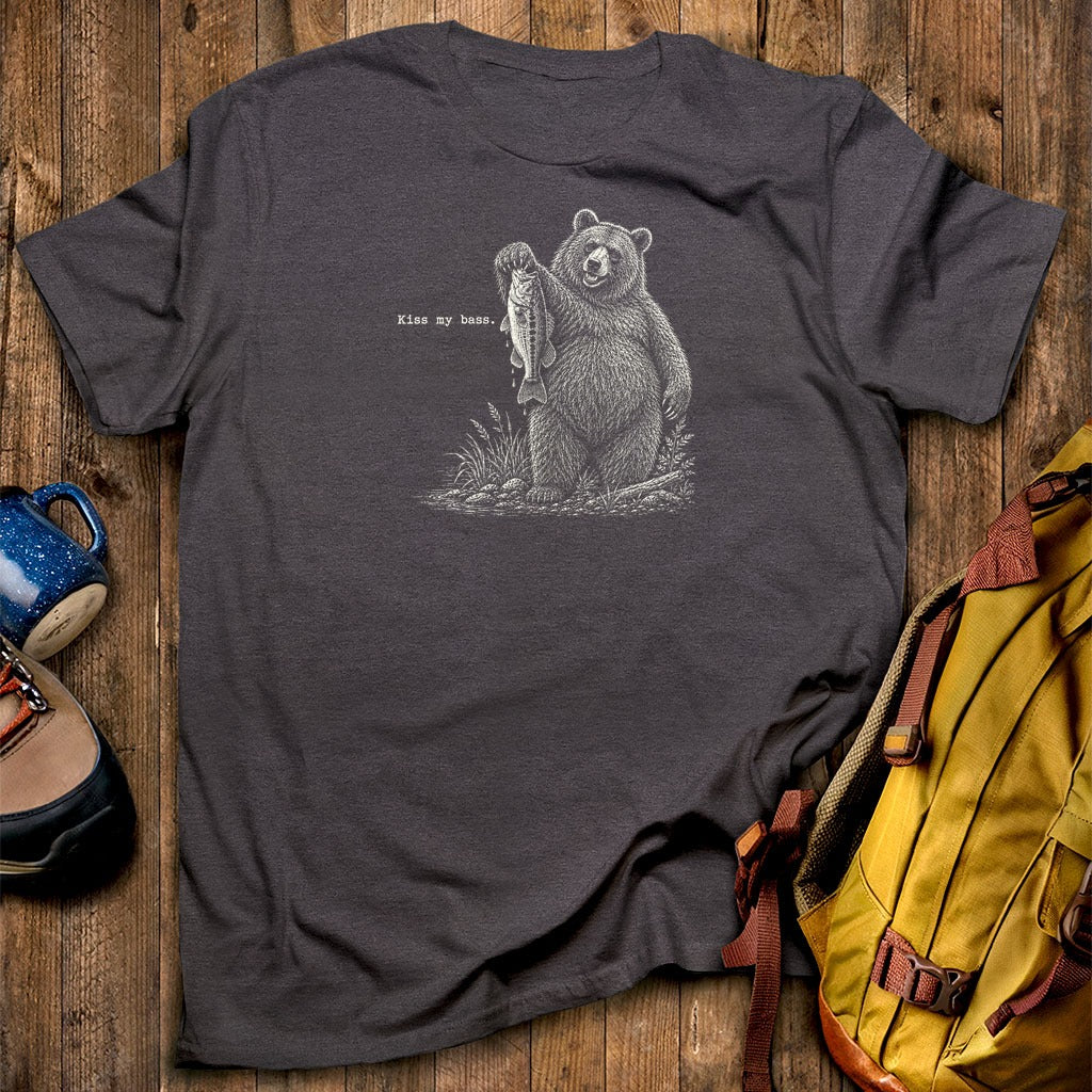 Bear Kiss My Bass T-Shirt