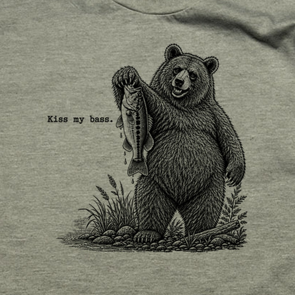Bear Kiss My Bass T-Shirt