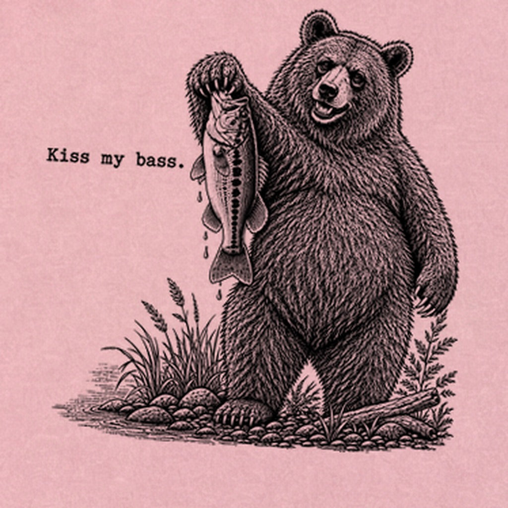 Bear Kiss My Bass Premium Long Sleeve