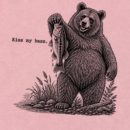 Bear Kiss My Bass Premium Long Sleeve