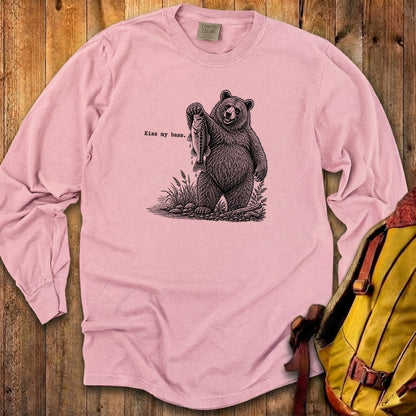 Bear Kiss My Bass Premium Long Sleeve