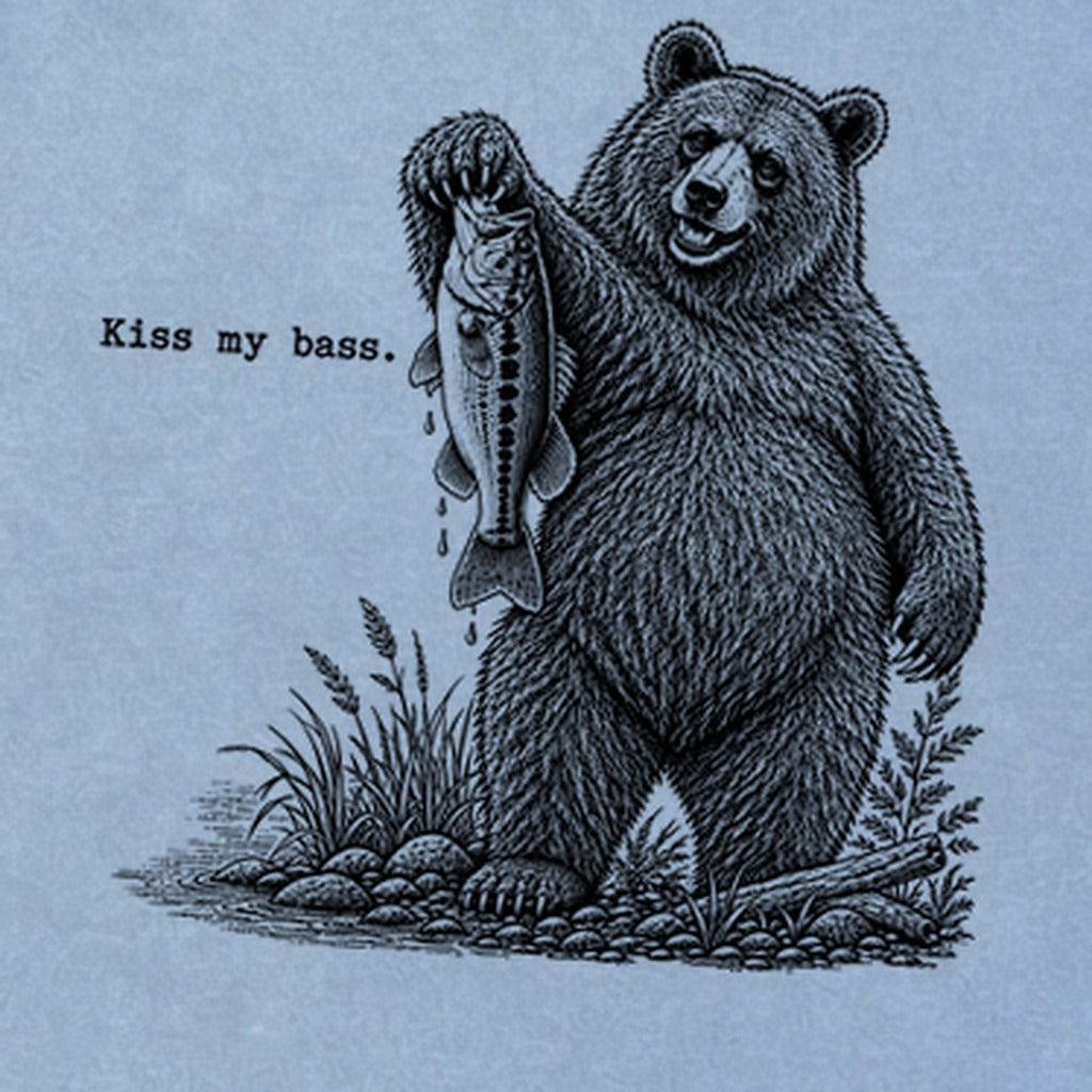 Bear Kiss My Bass Premium Long Sleeve