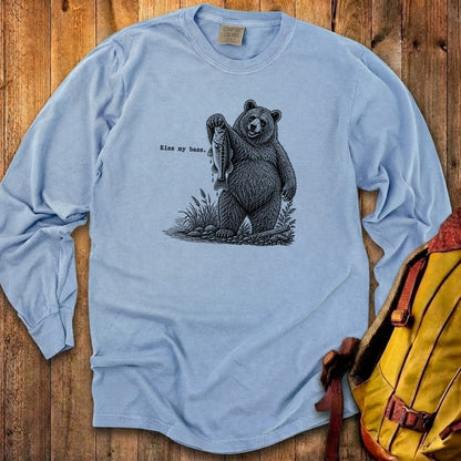 Bear Kiss My Bass Premium Long Sleeve