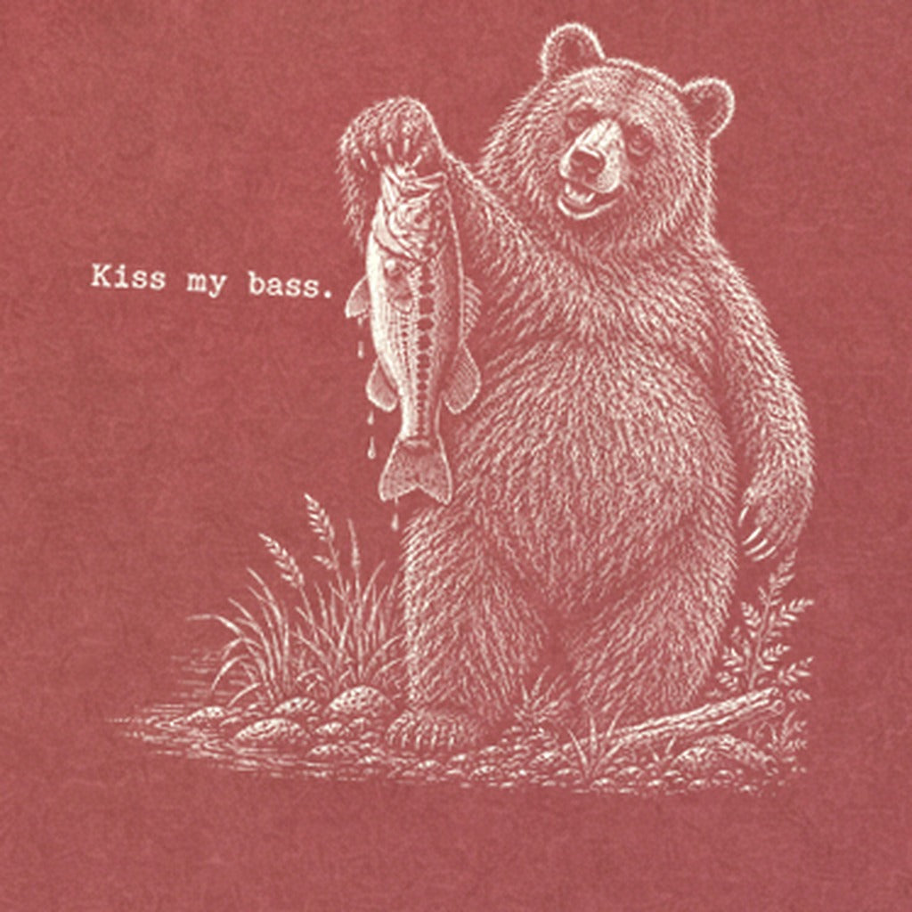 Bear Kiss My Bass Premium Long Sleeve