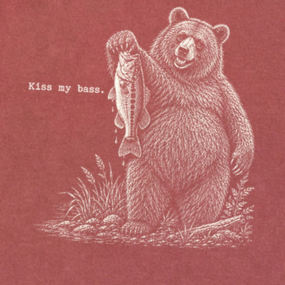 Bear Kiss My Bass Premium Long Sleeve