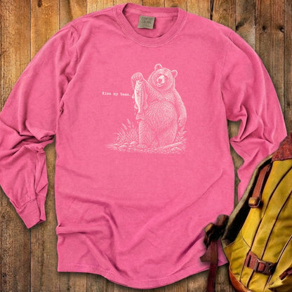 Bear Kiss My Bass Premium Long Sleeve