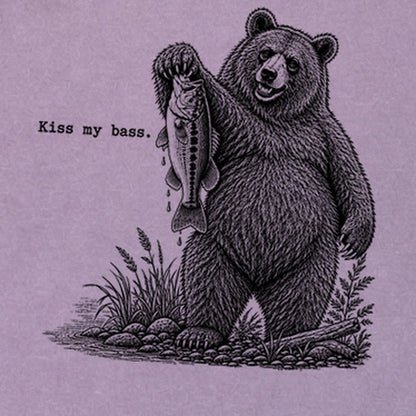 Bear Kiss My Bass Premium Long Sleeve