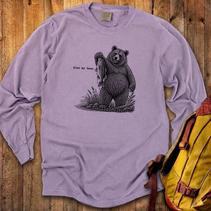 Bear Kiss My Bass Premium Long Sleeve