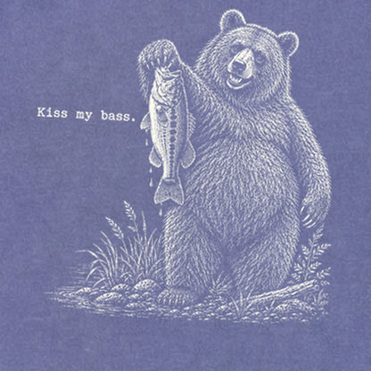 Bear Kiss My Bass Premium Long Sleeve