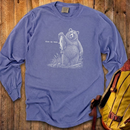Bear Kiss My Bass Premium Long Sleeve