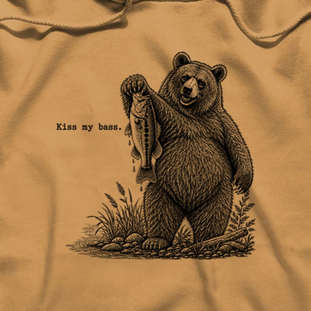 Bear Kiss My Bass Hoodie