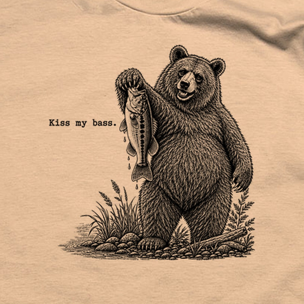 Bear Kiss My Bass T-Shirt