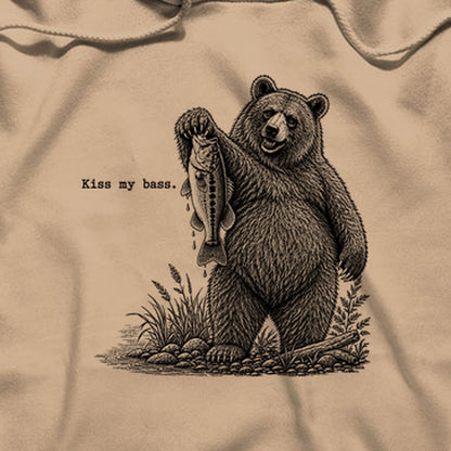 Bear Kiss My Bass Hoodie
