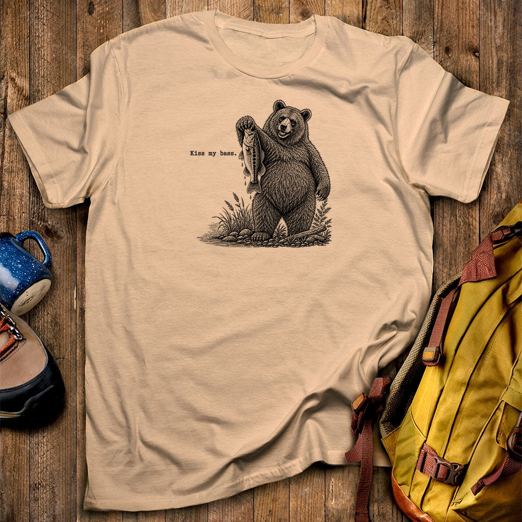 Bear Kiss My Bass T-Shirt
