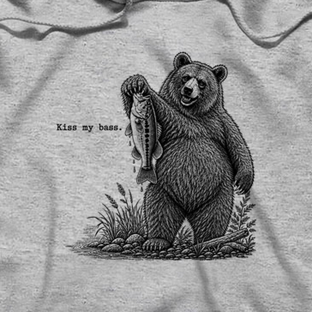 Bear Kiss My Bass Hoodie