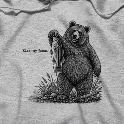 Bear Kiss My Bass Hoodie