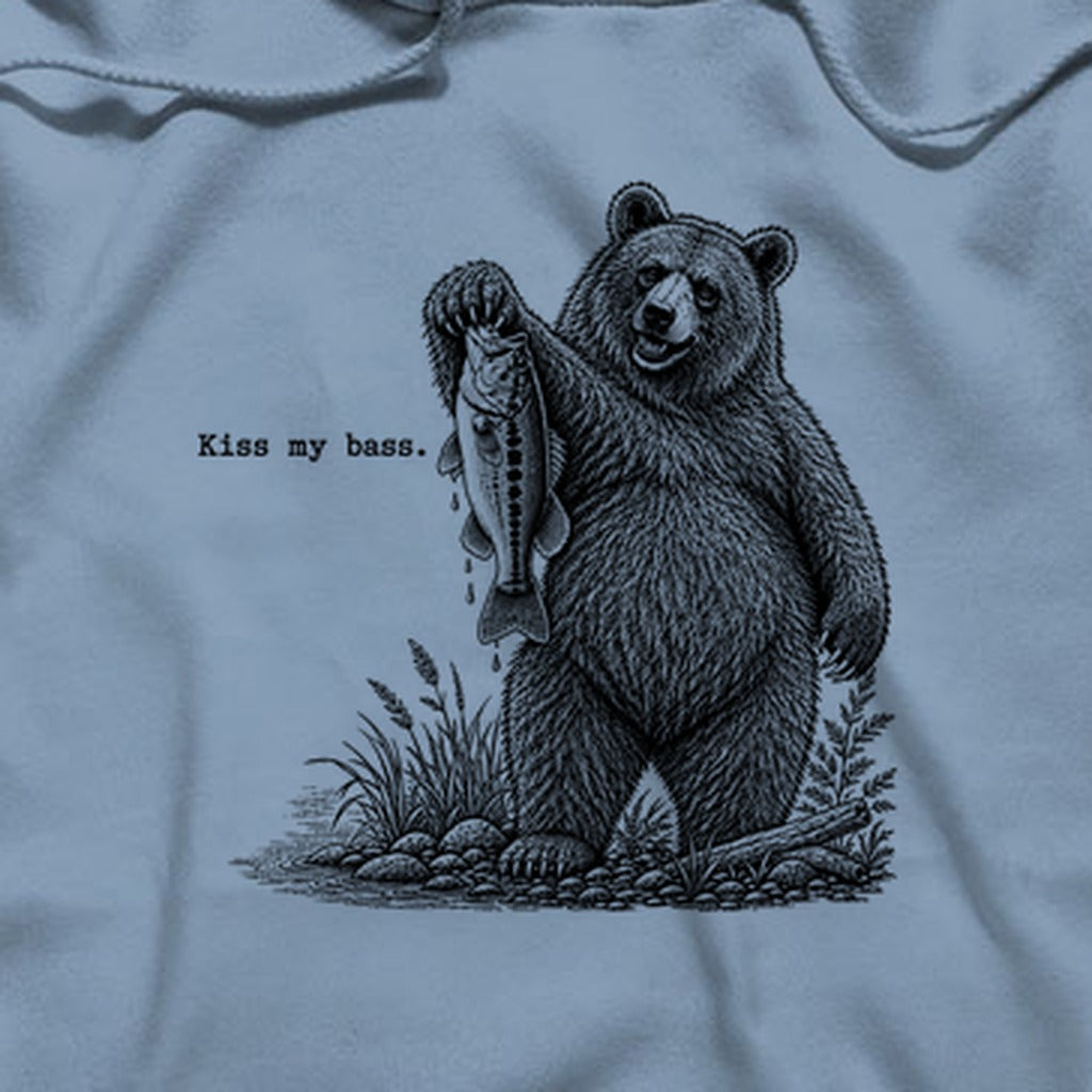 Bear Kiss My Bass Hoodie