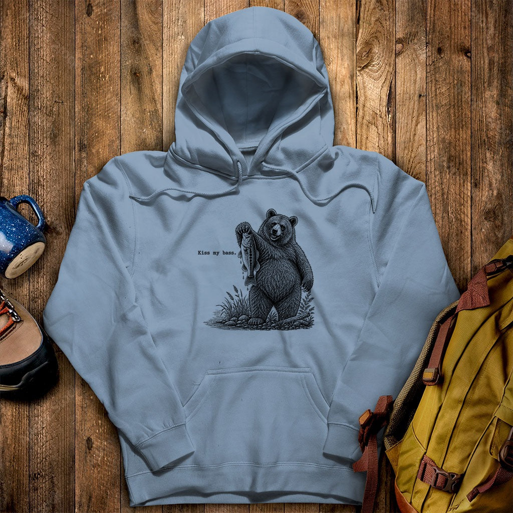 Bear Kiss My Bass Hoodie