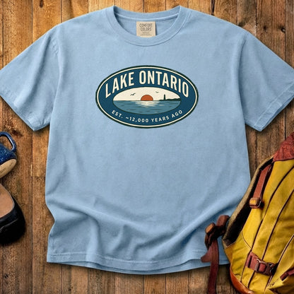 Lake Ontario Badge Cotton T-Shirt