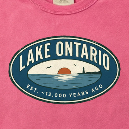 Lake Ontario Badge Cotton T-Shirt