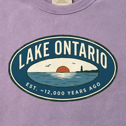 Lake Ontario Badge Cotton T-Shirt