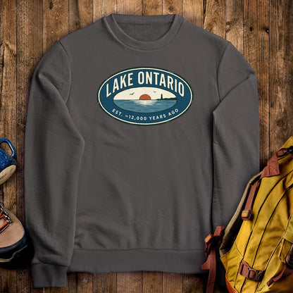 Lake Ontario Badge Crewneck Sweatshirt