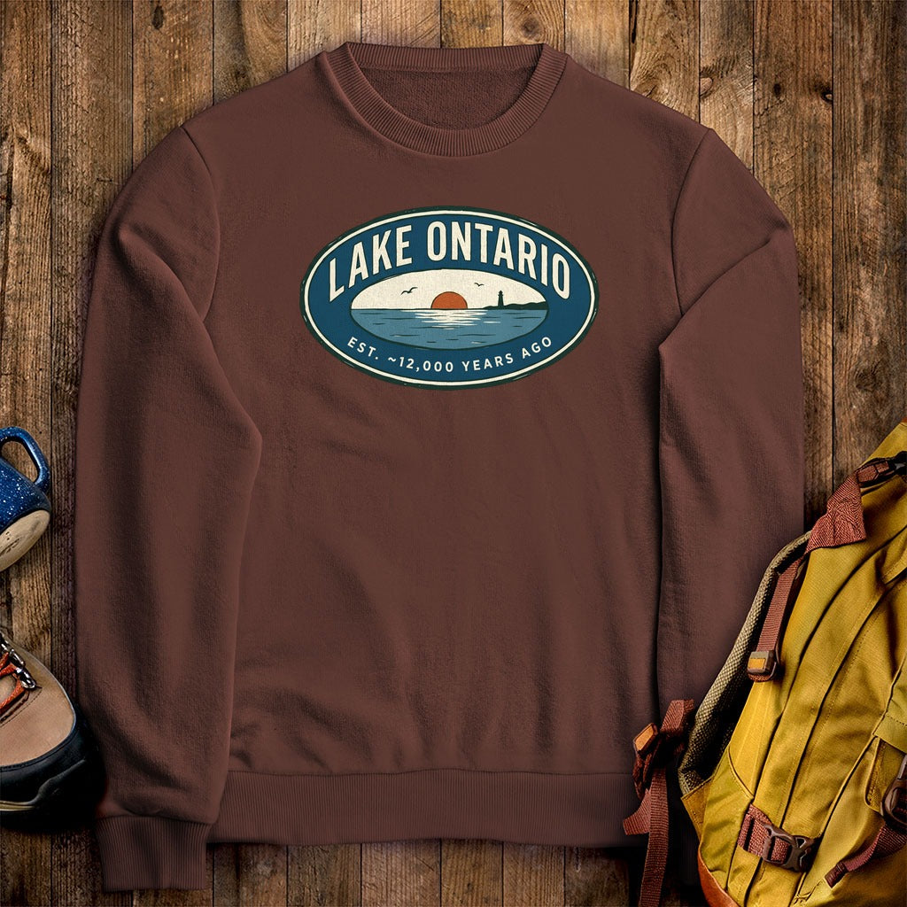 Lake Ontario Badge Crewneck Sweatshirt