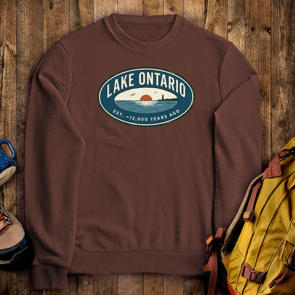 Lake Ontario Badge Crewneck Sweatshirt