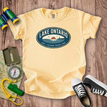 Lake Ontario Badge Kids Cotton T-Shirt
