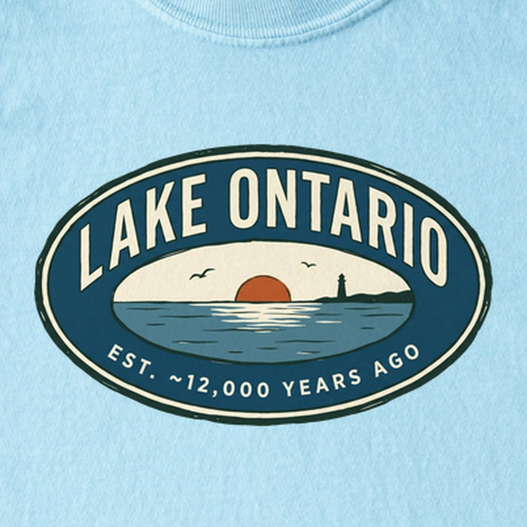 Lake Ontario Badge Kids Cotton T-Shirt