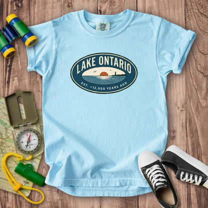 Lake Ontario Badge Kids Cotton T-Shirt