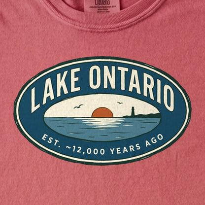 Lake Ontario Badge Kids Cotton T-Shirt