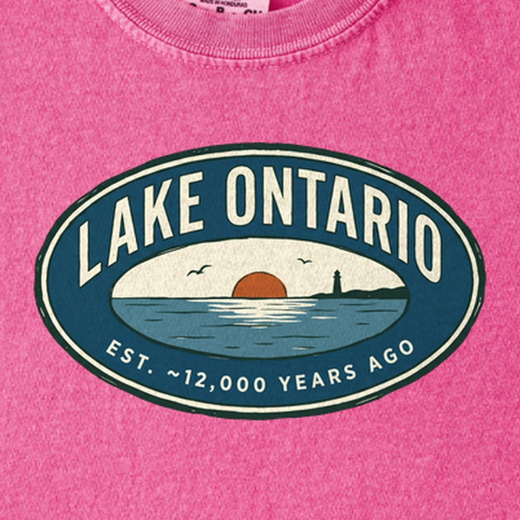 Lake Ontario Badge Kids Cotton T-Shirt