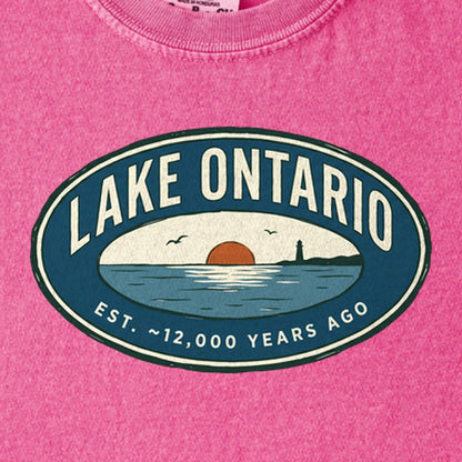 Lake Ontario Badge Kids Cotton T-Shirt