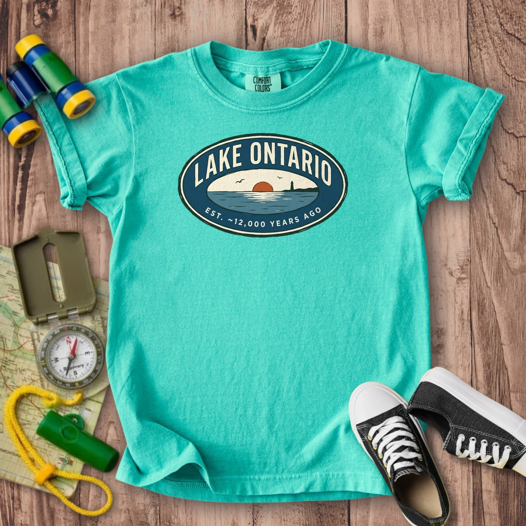Lake Ontario Badge Kids Cotton T-Shirt