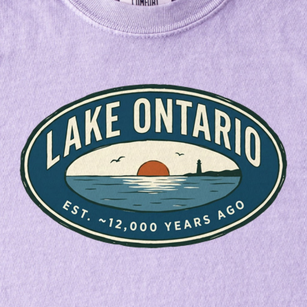 Lake Ontario Badge Kids Cotton T-Shirt