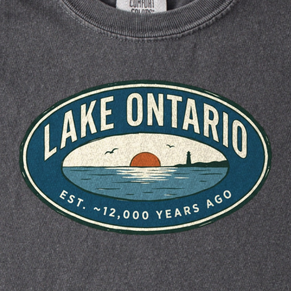 Lake Ontario Badge Kids Cotton T-Shirt