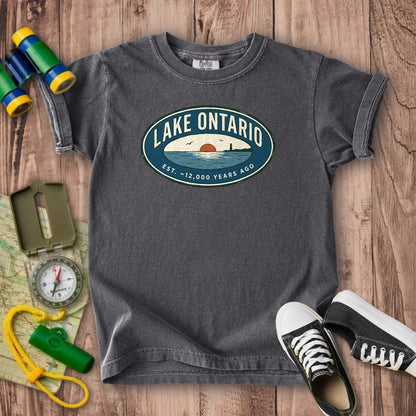 Lake Ontario Badge Kids Cotton T-Shirt