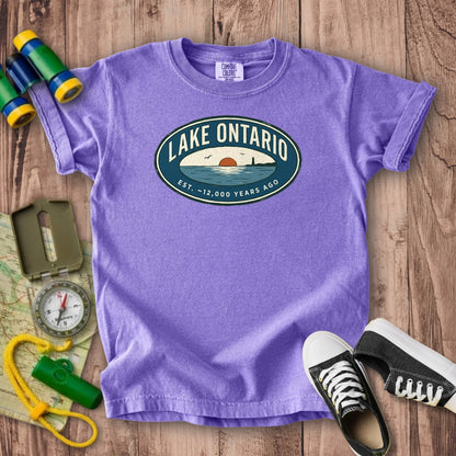 Lake Ontario Badge Kids Cotton T-Shirt