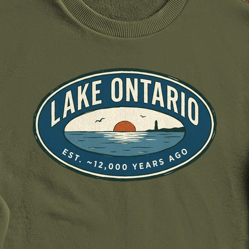 Lake Ontario Badge Crewneck Sweatshirt