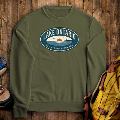 Lake Ontario Badge Crewneck Sweatshirt