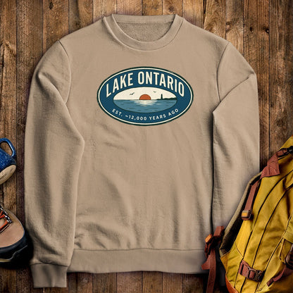Lake Ontario Badge Crewneck Sweatshirt