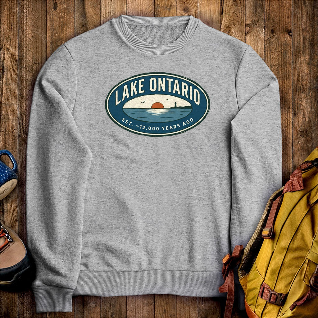 Lake Ontario Badge Crewneck Sweatshirt