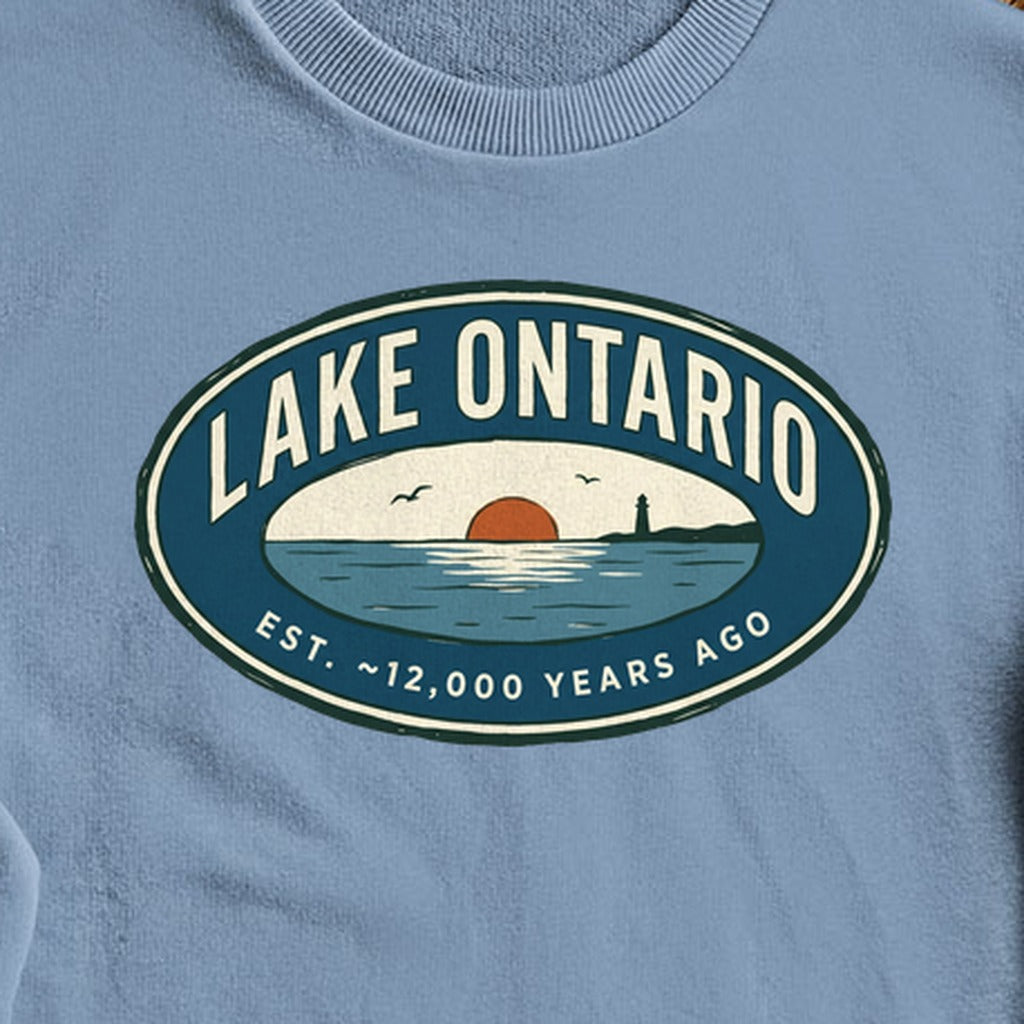 Lake Ontario Badge Crewneck Sweatshirt