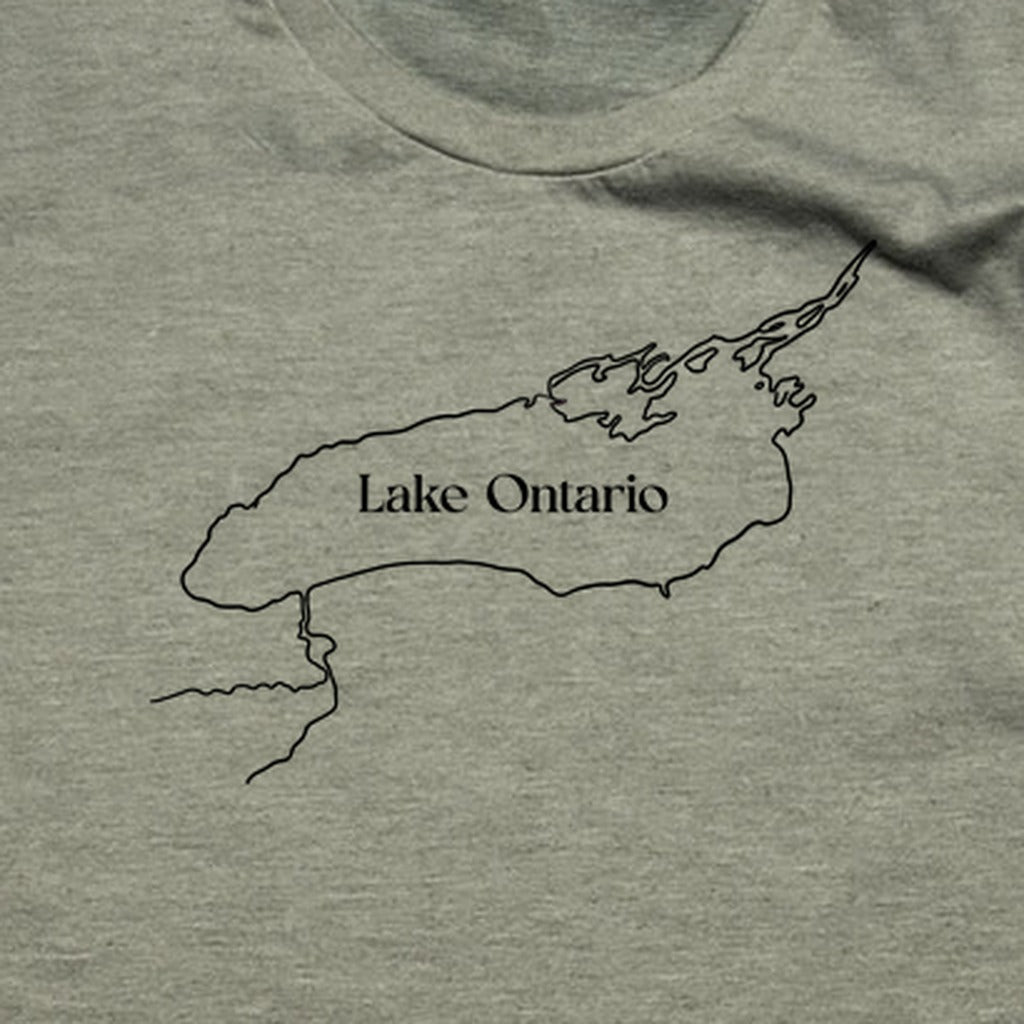 Lake Ontario Line Drawing T-Shirt