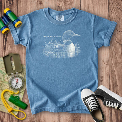 Leave Me A Loon Kids Cotton T-Shirt