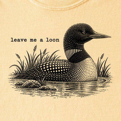 Leave Me A Loon Kids Cotton T-Shirt