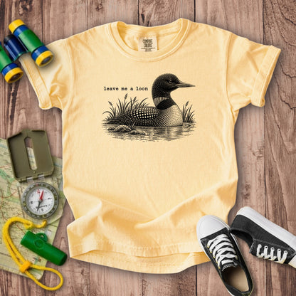 Leave Me A Loon Kids Cotton T-Shirt