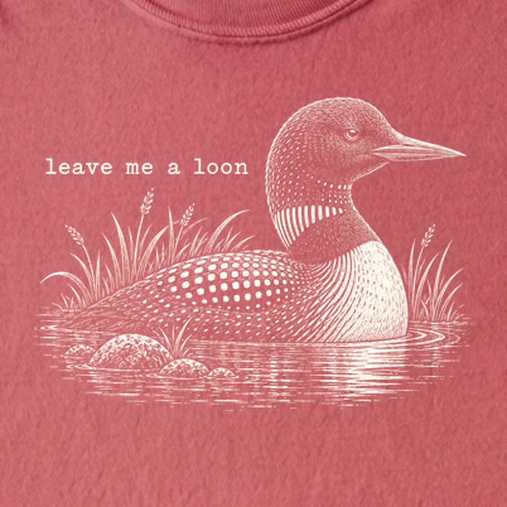 Leave Me A Loon Kids Cotton T-Shirt